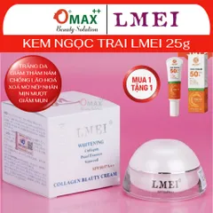 Kem LMEI Ngọc Trai- Collagen 25g - Làm Trắng - Giảm Thâm Nám - Tàn Nhang - Đồi Mồi - Làm Đều Màu Da
