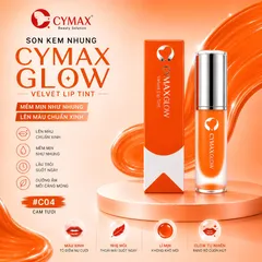 Son Kem Nhung CYMAX Glow Velvet Lip Tint – Son Môi Hàn Quốc | Mềm Mịn – Lên Màu Chuẩn – Lâu Trôi, Min Mượt