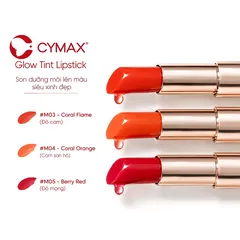 Son TINT Dưỡng CYMAX Glow Tint Lipstick Hàn Quốc - Dưỡng Ẩm, Lên Màu Tự Nhiên, Bóng Mọng