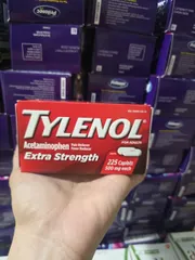 VIÊN UỐNG HỖ TRỢ GIẢM ĐAU, HẠ SỐT TYLENOL (HỘP 225 VIÊN) – CHUẨN NỘI ĐỊA MỸ