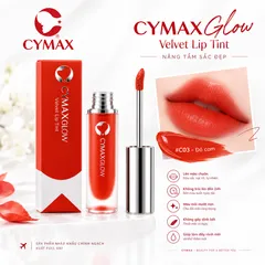 Son Kem Nhung Velvet CYMAX Glow Tint - Mịn Mượt, Nhẹ Môi, Lâu Phai Cả Ngày