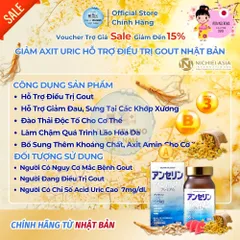 [Xuất kèm VAT] Viên Uống Hỗ Trợ Giảm Các Triệu Chứng Của Gout Nhật Bản Anserine Premium | Hộp 120 Viên