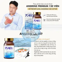 [Xuất kèm VAT] Viên Uống Hỗ Trợ Giảm Các Triệu Chứng Của Gout Nhật Bản Anserine Premium | Hộp 120 Viên