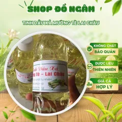 Tinh Dầu Xả Mường Tè Lai Châu, Nguyên Chất, Thảo Dược Tự Nhiên, Hương Thơm Dịu Nhẹ 868574