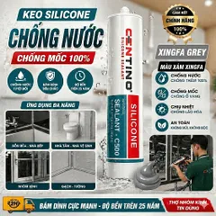 KEO SILICONE CENTINO A500 – TRUNG TÍNH | XÁM XINGFA | GIẢI PHÁP CHO NHÔM KÍNH | NỘI THẤT | XÂY DỰNG