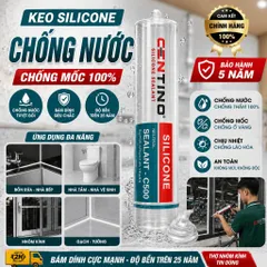 Keo Silicon Trong suốt - Keo Dán Bể Cá, Cabin Kính, Chống mốc, Chịu Lực, Chống Thấm Tuyệt Đối