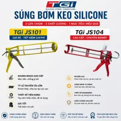 Combo Keo Silicone 500 Centino kèm 1 Súng Bắn Keo | Keo Dán Nhôm Kính, Chống Thấm Chính Hãng