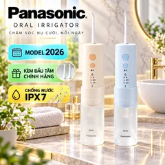 [BH 2 NĂM] MÁY TĂM NƯỚC GẤP GỌN PANASONIC EW-DJ33 VÀ EW-DJ34
