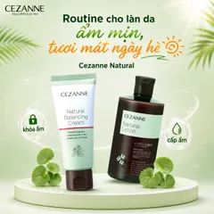 Kem dưỡng CEZANNE Natural Balancing chiết xuất CICA cân bằng ẩm và săn chắc da 70g