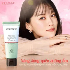 Kem dưỡng CEZANNE Natural Balancing chiết xuất CICA cân bằng ẩm và săn chắc da 70g