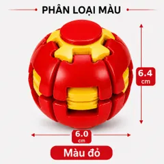 Đồ Chơi Giảm Stress Bóng Ấn 3D Fidget Spinner, Nhấn Xoay 360°, Con Quay LED Phát Sáng, Đồ Chơi Trẻ Em Cầm Tay Vui Nhộn