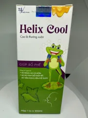 Siro Ho Cho Bé Helix Cool Giúp Bổ Phế Trừ Ho Giảm Khản Tiếng, Sổ Mũi Chai 120ml