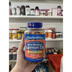 Dầu Cá Hồi Omega Wild Alaskan Salmon Oil 210 viên của Mỹ (Cam kết hàng chuẩn) 869189