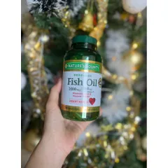 Dầu Cá Không Mùi Fish Oil 1400mg 130 VIÊN NATURE 'S BOUNTY CHÍNH HÃNG date 2027 của Mỹ 869348