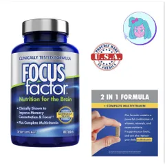 Viên uống bổ não Focus Factor 180 viên của Mỹ (Cam kết hàng chuẩn)