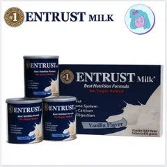 Sữa bột Entrust Milk dành cho người tiểu đường 400g của Mỹ (Cam kết hàng chuẩn)