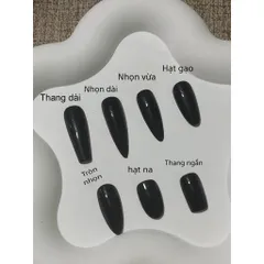 12. Nailbox nền mắt mèo vàng hoạ tiết nơ