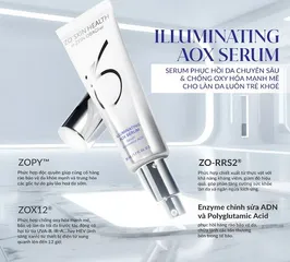 Serum ZO Skin Health Illuminating AOX 50ml - Chống Oxy Hóa, Cải Thiện Da Tươi Sáng, Bảo Vệ và Phục Hồi Sắc Da Khỏe Mạnh 869515