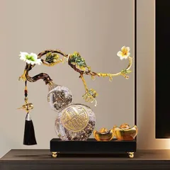 🏮 HỒ LÔ PHONG THỦY CHIÊU TÀI HÚT LỘC -DECOR PHÒNG KHÁCH - QUÀ TẶNG