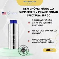 Kem Chống Nắng ZO Skin Health SPF30 30ml - Bảo Vệ Da Khỏi Tia UV, Lớp Nền Mỏng Nhẹ, Dưỡng Ẩm Da Mềm Mại, Xuất Xứ Mỹ 869573
