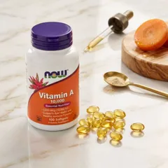 Viên uống Vitamin A 3000 mcg (10000 IU) |100 viên| Bảo vệ chức năng thị giác/Cải thiện kết cấu của da & Tác động sâu đến hệ miễn dịch bẩm sinh & thích ứng [SP Chuẩn Mỹ]