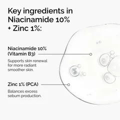 Tinh chất Sáng Da Mờ Thâm The Ordinary Niacinamide 10% + Zinc 1% 30ml