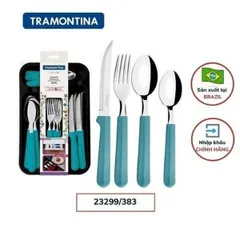 Bộ Dao thìa dĩa bàn ăn Tramontina TULUM 25 món