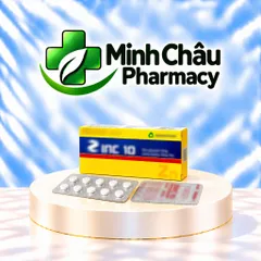 (Chính Hãng) Viên uống hỗ trợ giảm mụn kẽm Zinc Gluconate  Hộp 60 Viên