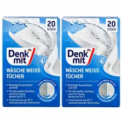 Giấy Giặt Tẩy Trắng Quần Áo Denkmit Đức, Giữ Quần Áo Sáng Đẹp Bền Màu Hiệu Quả, Tiết Kiệm Thời Gian Giặt Dũ