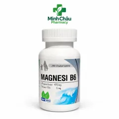 Magnesium B6 NIC lọ 250 viên giúp bổ sung Magie và vitamin b6 hỗ trợ ổn định thần kinh, giảm căng thẳng, , chuột rút