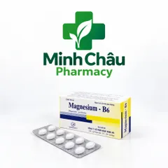 Viên uống magnesium B6 giúp bổ sung Magie và vitamin b6,hỗ trợ ổn định thần ư, giảm căng thẳng,đau cơ, chuột rút