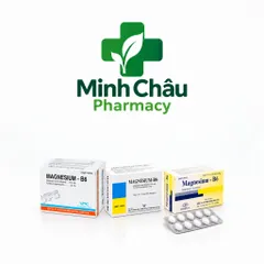 Viên uống magnesium B6 giúp bổ sung Magie và vitamin b6,hỗ trợ ổn định thần ư, giảm căng thẳng,đau cơ, chuột rút