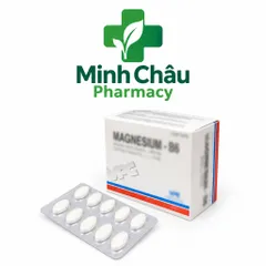 Viên uống magnesium B6 giúp bổ sung Magie và vitamin b6,hỗ trợ ổn định thần ư, giảm căng thẳng,đau cơ, chuột rút