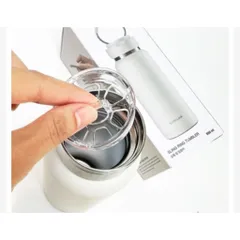 Bình giữ nhiệt LocknLock Sling Ring 650ml màu ivy - Giữ nhiệt 18 giờ, quai xách tiện lợi, miệng rộng dễ dùng