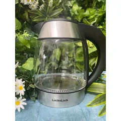 Ấm Đun Siêu Tốc Thủy Tinh 1,8L LocknLock EJK418SLV 1850W Có Đèn Led Khi Đun - Bảo Hành 12 Tháng