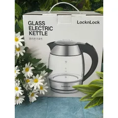 Ấm Đun Siêu Tốc Thủy Tinh 1,8L LocknLock EJK418SLV 1850W Có Đèn Led Khi Đun - Bảo Hành 12 Tháng