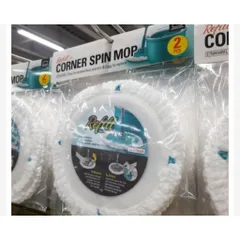 Bộ 2 Bông Lau Thay Thế Của Bộ Lau Nhà Corner Spin Mop ETM494 - Hàng Chính Hãng