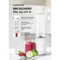 Máy xay sinh tố mini Blender Locknlock EJM433WHT 280ml