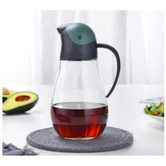 Bình Thủy Tinh Rót Dầu LocknLock CKO201 550ml nắp xanh