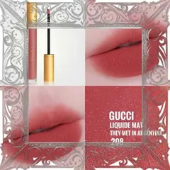 Son Kem Lì Gucci Rouge Liquid Matte 208 