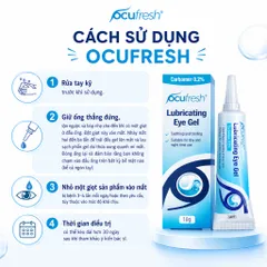 Ocufresh Eye Gel Hỗ Trợ Dưỡng Ẩm Mắt, Sử Dụng Hằng Ngày, An Toàn Cho Người Đeo Lens