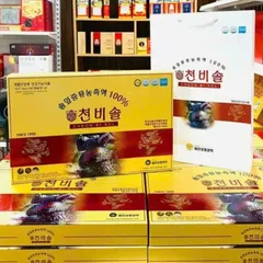 Tinh Dầu Thông Đỏ Chính Phủ Cheon Bi Sol hộp 180 Viên Hàn Quốc Giảm Mỡ Máu, Tiểu Đường, Huyết áp 870601