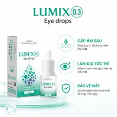 Lumix Eye Drops dung dịch nhỏ mắt hằng ngày hỗ trợ giảm khô, mỏi mắt