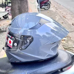 Nón Bảo Hiểm Fullface KYT TT-Revo Màu Xi măng Bóng Chính Hãng – Form Nhỏ Ôm Đầu, Thiết Kế Thể Thao