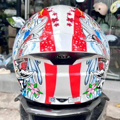 Nón Bảo Hiểm KYT TTR-JET 3/4 Tem Nishikigoi Chính Hãng – Kính Dài, Kính Âm, Chuẩn ECE 22.06