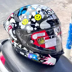 Nón Bảo Hiểm Fullface KYT TT-Revo Riccardo Rossi Chính Hãng – Form Nhỏ Ôm Đầu, Thiết Kế Thể Thao