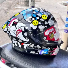 Nón Bảo Hiểm Fullface KYT TT-Revo Riccardo Rossi Chính Hãng – Form Nhỏ Ôm Đầu, Thiết Kế Thể Thao