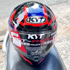 Nón Bảo Hiểm Fullface KYT TT-Revo Tem Speeding Red Chính Hãng – Form Nhỏ Ôm Đầu, Thiết Kế Thể Thao
