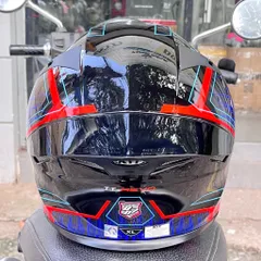 Nón Bảo Hiểm Fullface KYT TT-Revo Tem Speeding Red Chính Hãng – Form Nhỏ Ôm Đầu, Thiết Kế Thể Thao