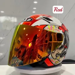 (KHÔNG GỒMNÓN) Kính Revo RED Gắn Được Cho Nón Bảo Hiểm KYT và KLT